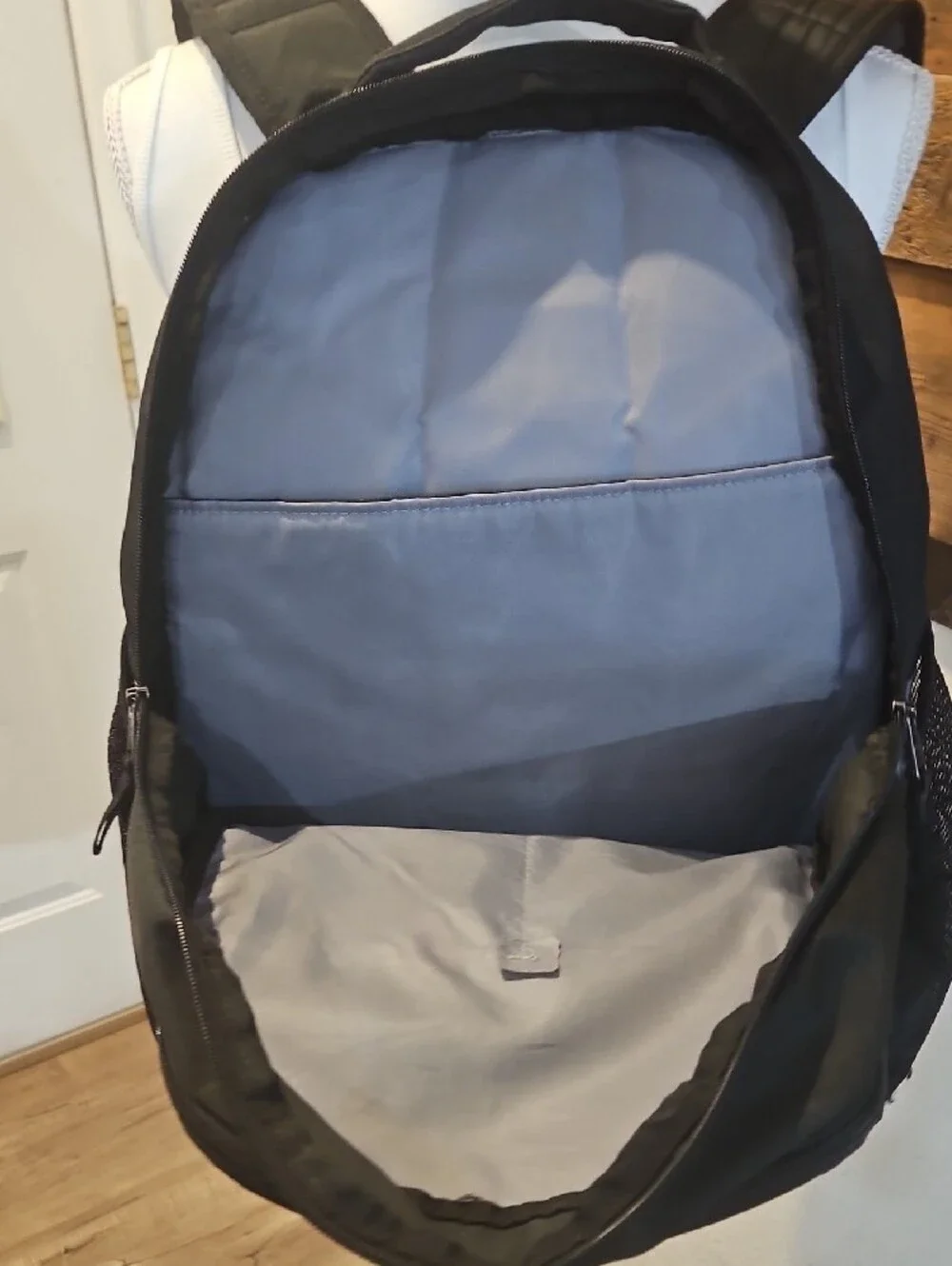 Under Armour Black Backpack with White Logo Bin 5